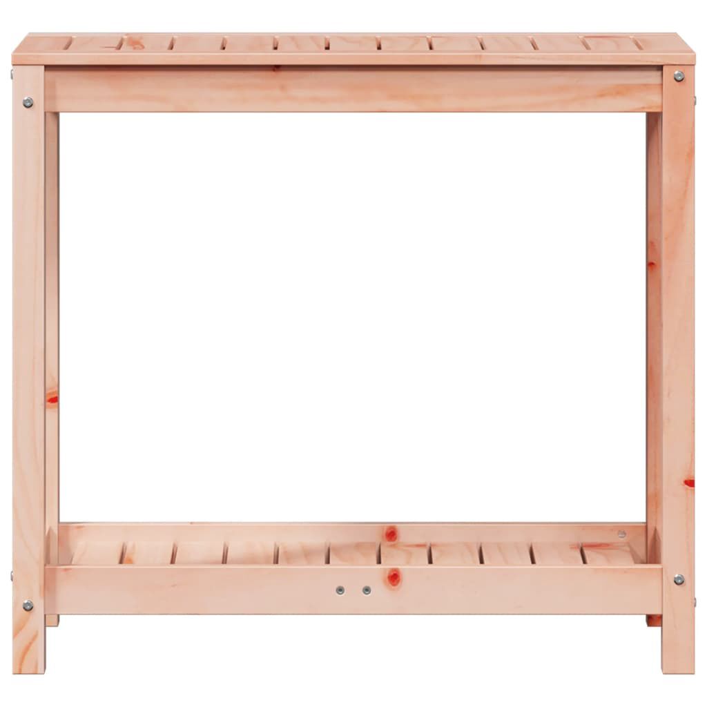 vidaXL Τραπέζι Κηπουρικής με Ράφι 82,5x35x75 εκ. Μασίφ Ψευδοτσούγκα