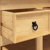 vidaXL Βιτρίνα Corona Καφέ 112x43x196εκ. Μασίφ Ξύλο Μεξικάνικου Πεύκου