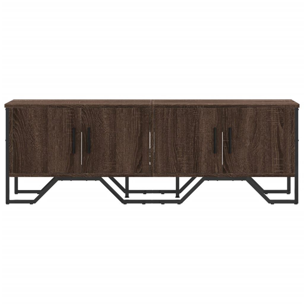 vidaXL Έπιπλο Τηλεόρασης Καπνιστή Δρυς 122x34x41εκ. Επεξεργασμένο Ξύλο