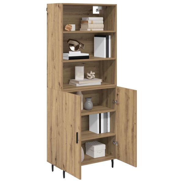 vidaXL Highboard Artisan Oak 69,5 x 34 x 180 &epsilon;&kappa;.