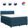 vidaXL &Kappa;&rho;&epsilon;&beta;ά&tau;&iota; Boxspring &mu;&epsilon; &Sigma;&tau;&rho;ώ&mu;&alpha; &Mu;&pi;&lambda;&epsilon; 140x200 &epsilon;&kappa;. &Beta;&epsilon;&lambda;&omicron;ύ&delta;&iota;&nu;&omicron;