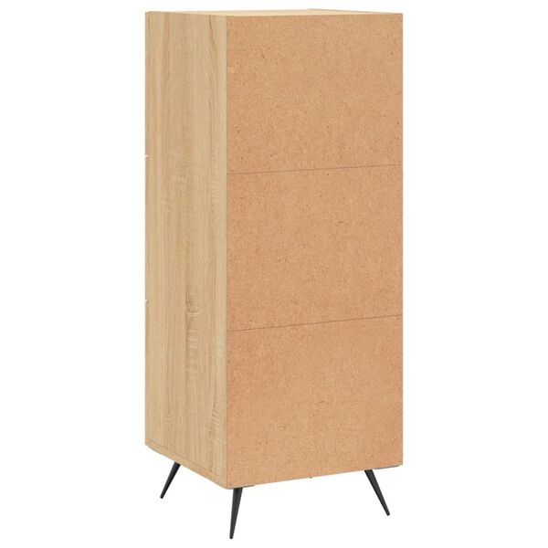 vidaXL Ντουλάπι Sonoma Δρυς 34,5x34x90 εκ. από Επεξεργασμένο Ξύλο