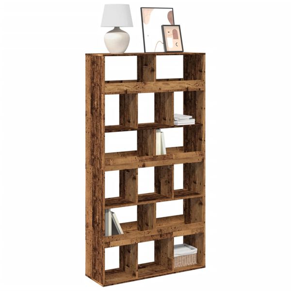 vidaXL Βιβλιοθήκη Όψη Παλαιού Ξύλου 100x33x187,5εκ. Επεξεργασμένο Ξύλο