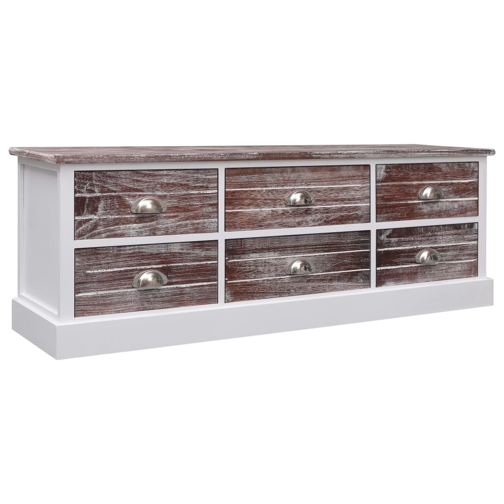 vidaXL Έπιπλο Χολ / Εισόδου Καφέ 115 x 30 x 40 εκ. Ξύλινο