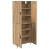 vidaXL Highboard 2 pcs Artisan Oak &Epsilon;&pi;&epsilon;&xi;&epsilon;&rho;&gamma;&alpha;&sigma;&mu;έ&nu;&omicron; &xi;ύ&lambda;&omicron;