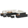 vidaXL &Sigma;&epsilon;&tau; &Kappa;&alpha;&nu;&alpha;&pi;έ &Kappa;ή&pi;&omicron;&upsilon; &mu;&epsilon; &mu;&alpha;&xi;&iota;&lambda;ά&rho;&iota; 13 pcs &Mu;&alpha;ύ&rho;&omicron; &kappa;&alpha;&iota; &Kappa;&rho;έ&mu;&alpha;