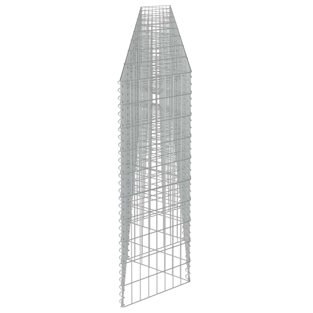 vidaXL Συρματοκιβώτιο Τοίχος 630x30x100 εκ. από Γαλβανισμένο Χάλυβα