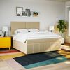 vidaXL &Kappa;&rho;&epsilon;&beta;ά&tau;&iota; Boxspring &mu;&epsilon; &Sigma;&tau;&rho;ώ&mu;&alpha; &Kappa;&rho;&epsilon;&mu; 180x200 &epsilon;&kappa;. &Upsilon;&phi;&alpha;&sigma;&mu;ά&tau;&iota;&nu;&omicron;