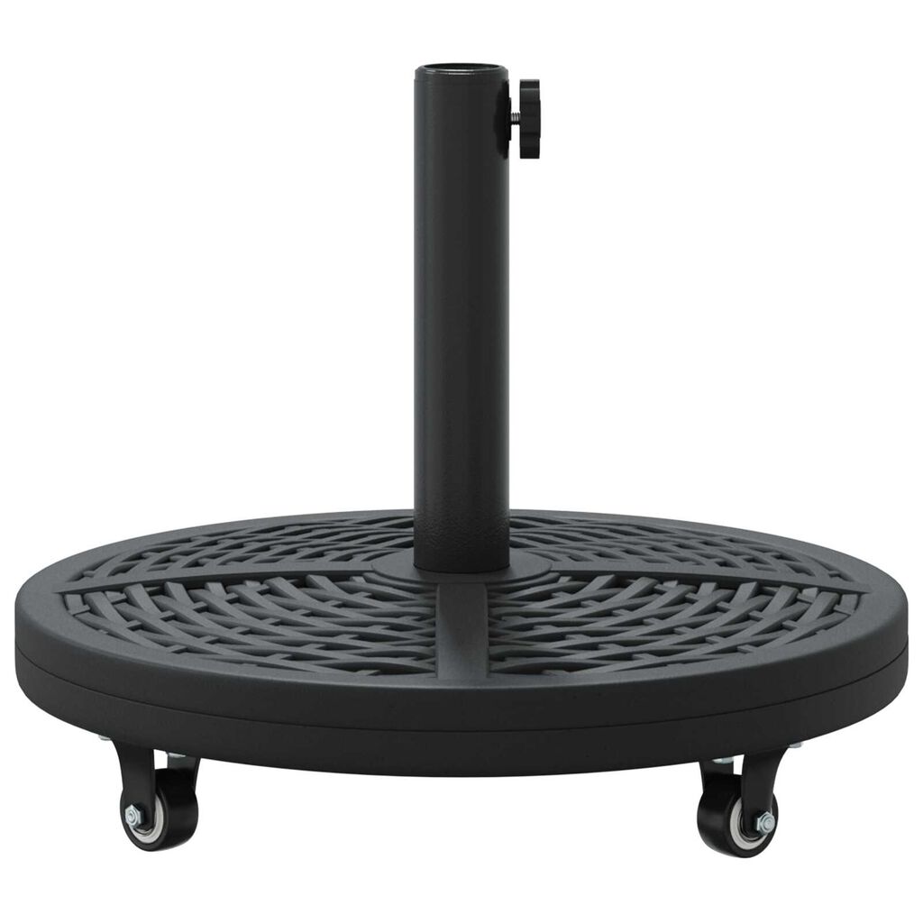 vidaXL Βάση Ομπρέλας Με Ρόδες Για Πόλους Ø38-48 mm 13 kg Στρογγυλή