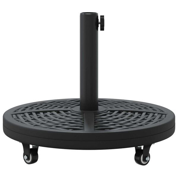 vidaXL Βάση Ομπρέλας Με Ρόδες Για Πόλους Ø38-48 mm 13 kg Στρογγυλή