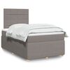 vidaXL &Kappa;&rho;&epsilon;&beta;ά&tau;&iota; Boxspring &mu;&epsilon; &Sigma;&tau;&rho;ώ&mu;&alpha; Taupe 120x200 &epsilon;&kappa;. &Upsilon;&phi;&alpha;&sigma;&mu;ά&tau;&iota;&nu;&omicron;