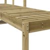 vidaXL Ξαπλώστρα 199,5 x 62 x 55 εκ. από Εμποτ. Ξύλο Πεύκου