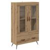vidaXL Highboard Artisan Oak 69,5 x 31 x 115 &epsilon;&kappa;.