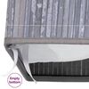 vidaXL Καλάθι Άπλυτων με 2 Τμήματα Γκρι 100 Λίτρα από Μπαμπού