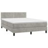 vidaXL &Kappa;&rho;&epsilon;&beta;ά&tau;&iota; Boxspring &mu;&epsilon; &Sigma;&tau;&rho;ώ&mu;&alpha; &Alpha;&nu;&omicron;&iota;&chi;&tau;ό &Gamma;&kappa;&rho;&iota; 140x200 &epsilon;&kappa;. &Beta;&epsilon;&lambda;&omicron;ύ&delta;&iota;&nu;&omicron;