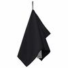 vidaXL Αθλητικές Πετσέτες 2 pcs Μαύρο 50 x 30 cm