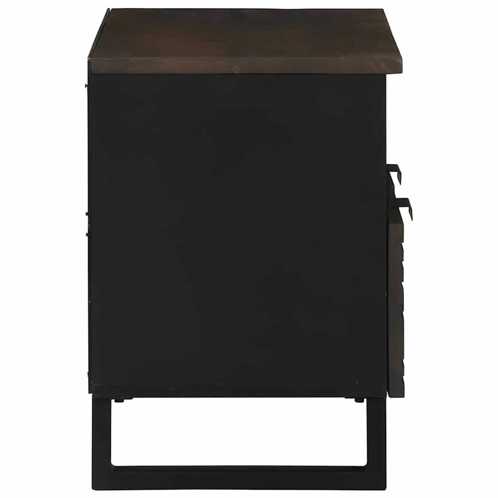 vidaXL Έπιπλο Τηλεόρασης Καφέ 70 x 33 x 46 εκ Μασίφ ξύλο μάνγκο