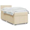 vidaXL &Kappa;&rho;&epsilon;&beta;ά&tau;&iota; Boxspring &mu;&epsilon; &Sigma;&tau;&rho;ώ&mu;&alpha; &Kappa;&rho;&epsilon;&mu; 80 x 200 &epsilon;&kappa;. &Upsilon;&phi;&alpha;&sigma;&mu;ά&tau;&iota;&nu;&omicron;