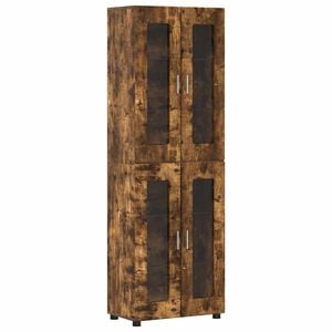 vidaXL Highboard FLORIN 60 x 35 x 182 &epsilon;&kappa;. &Kappa;&alpha;&pi;&nu;&iota;&sigma;&tau;ό &Delta;&rho;ύ&sigmaf;