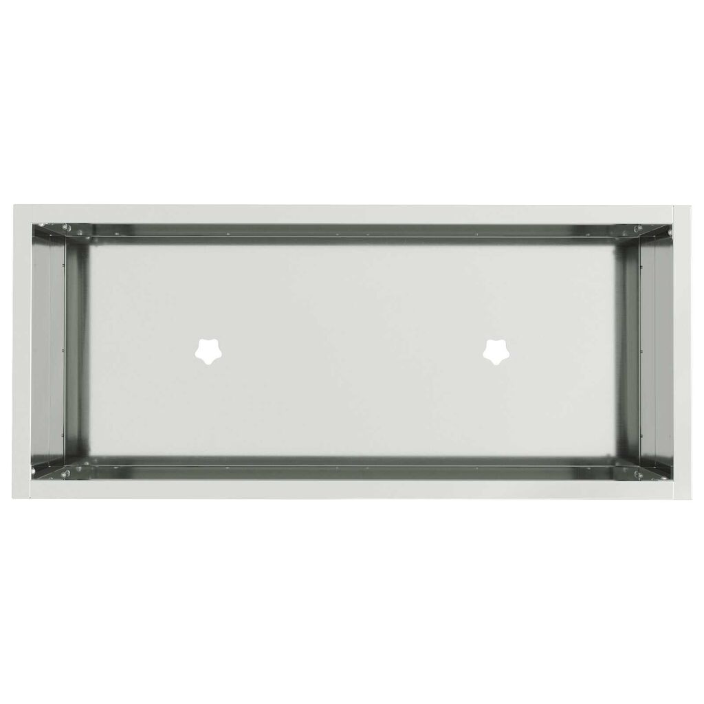 vidaXL Υψωμένος Κήπος 60x26x45 εκ Γαλβανισμένο Ατσάλι