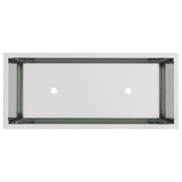 vidaXL Υψωμένος Κήπος 60x26x45 εκ Γαλβανισμένο Ατσάλι