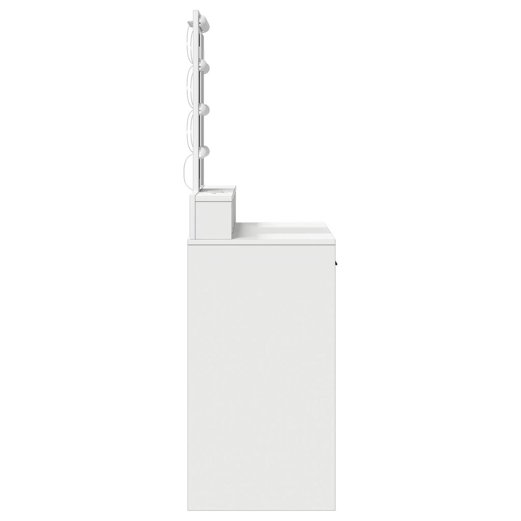 vidaXL Καθρέφτης Μακιγιάζ με LED Φώτα Λευκό 100x41x140 εκ.