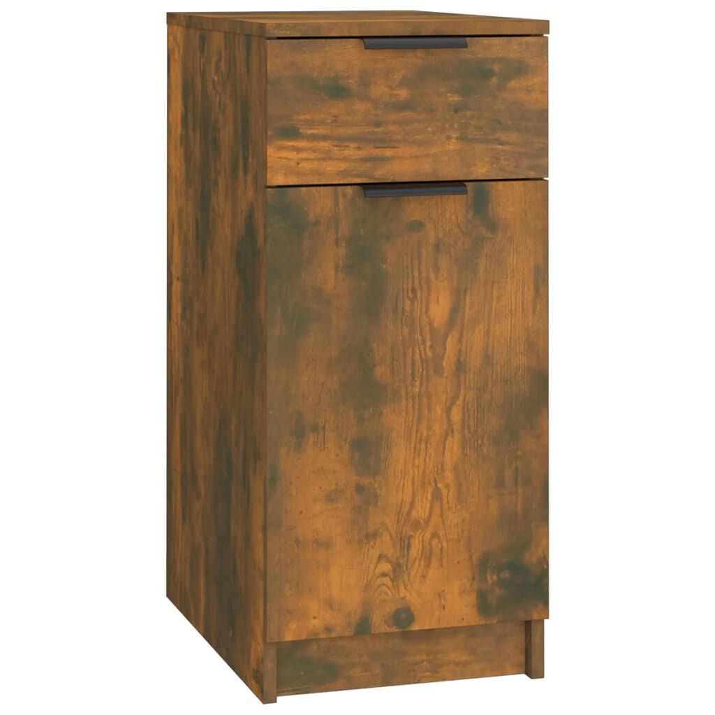 vidaXL Ντουλάπι Γραφείου Καπνιστή Δρυς 33,5x50x75 εκ. Επεξεργ. Ξύλο