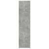 vidaXL Ντουλάπι Γκρι Σκυροδέματος 45x42,5x185 εκ. Επεξεργασμένο Ξύλο