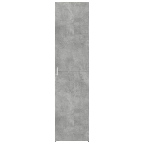 vidaXL Ντουλάπι Γκρι Σκυροδέματος 45x42,5x185 εκ. Επεξεργασμένο Ξύλο