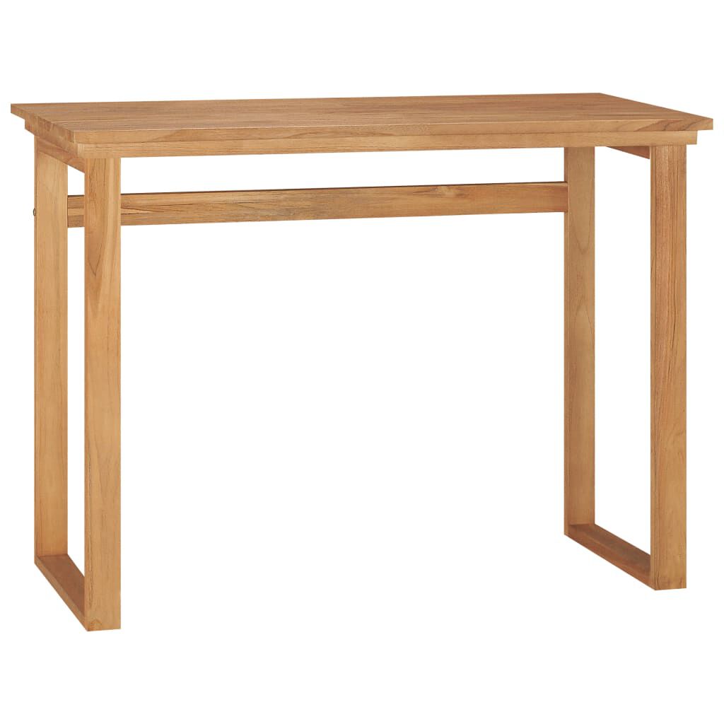 vidaXL Γραφείο 100 x 45 x 75 εκ. από Μασίφ Ξύλο Teak