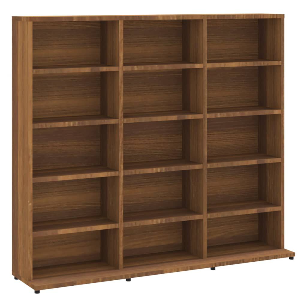 vidaXL Έπιπλο για CD Καφέ Δρυς 100x23x89,5εκ. Επεξεργασμένο Ξύλο