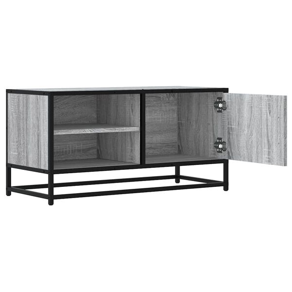 vidaXL Έπιπλο Τηλεόρασης Γκρι Sonoma 80x34,5x40 εκ. Επεξ. Ξύλο