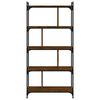 vidaXL Βιβλιοθήκη 5 Επιπέδων Καφέ Δρυς 76 x 32 x 158 εκ. Επεξ. Ξύλο