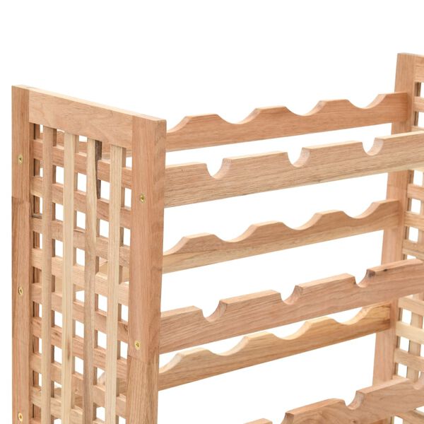 vidaXL Κάβα Κρασιών για 25 Μπουκάλια 63x25x73 εκ. Μασίφ Ξύλο Καρυδιάς