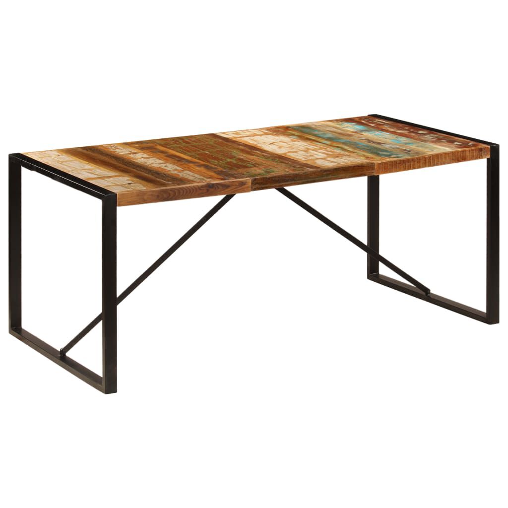 vidaXL Τραπεζαρία 180 x 90 x 75 εκ. από Μασίφ Ανακυκλωμένο Ξύλο