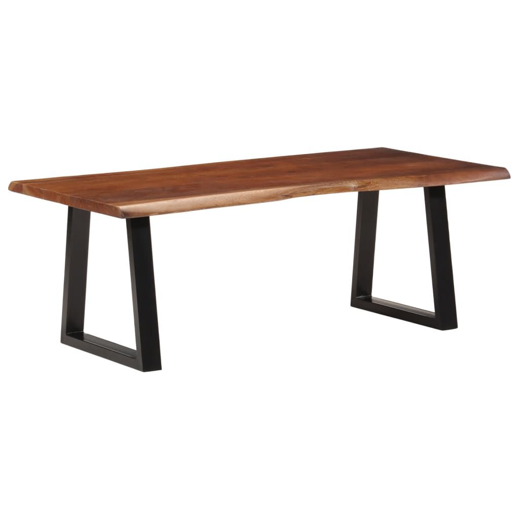 vidaXL Τραπεζάκι Σαλονιού Καφέ Μελί 110x55x40 εκ. Μασίφ Ξύλο Ακακίας