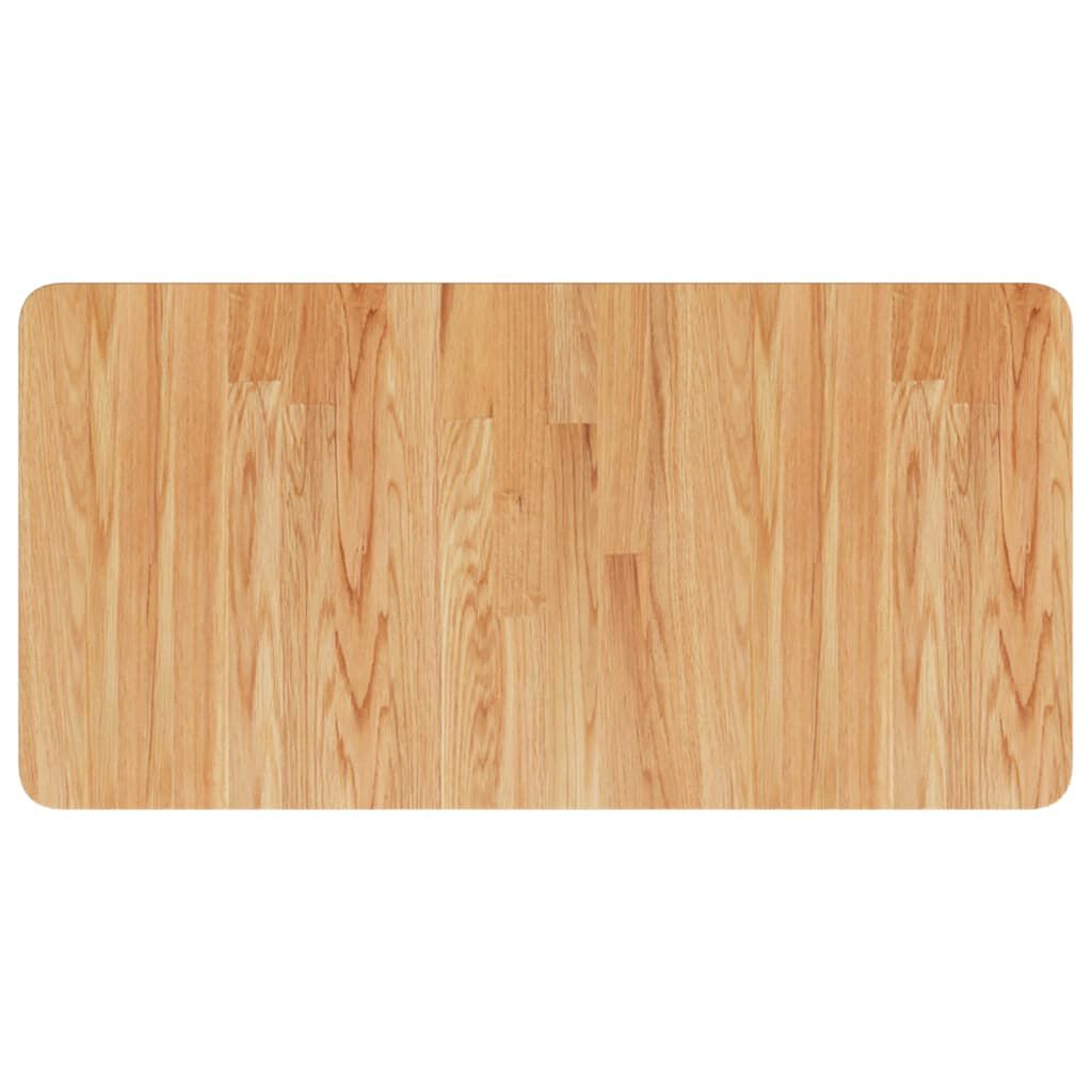 vidaXL Πάγκος Μπάνιου Αν. Καφέ 80x40x1,5 εκ. Επεξ. Μασίφ Ξύλο