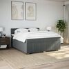vidaXL &Kappa;&rho;&epsilon;&beta;ά&tau;&iota; Boxspring &mu;&epsilon; &Sigma;&tau;&rho;ώ&mu;&alpha; &Sigma;&kappa;&omicron;ύ&rho;&omicron; &Gamma;&kappa;&rho;&iota; 200x200 &epsilon;&kappa;. &Upsilon;&phi;&alpha;&sigma;&mu;ά&tau;&iota;&nu;&omicron;