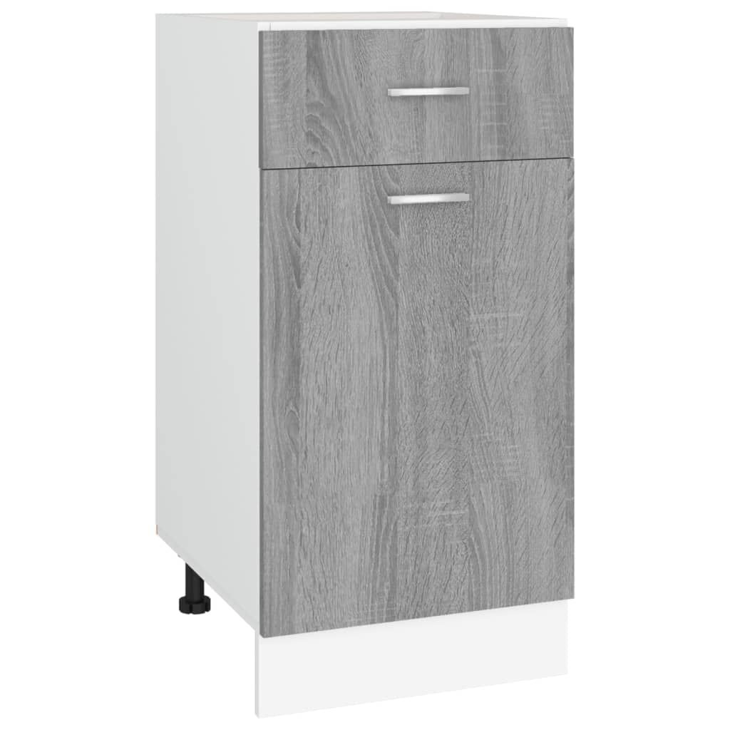 vidaXL Έπιπλο Με Συρτάρι Lyon Γκρι Sonoma 40 x 46 x 81,5εκ.