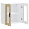 vidaXL Ντουλάπι τοίχου κουζίνας με γυάλινη πόρτα Porto Δρυς Sonoma
