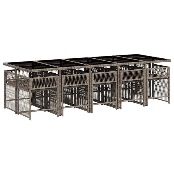 vidaXL &Sigma;&epsilon;&tau; &Tau;&rho;&alpha;&pi;&epsilon;&zeta;&alpha;&rho;ί&alpha;&sigmaf; &Kappa;ή&pi;&omicron;&upsilon; 11 &Tau;&epsilon;&mu;&alpha;&chi;ί&omega;&nu; &Gamma;&kappa;&rho;&iota; &Sigma;&upsilon;&nu;&theta;. &Rho;&alpha;&tau;ά&nu; &mu;&epsilon; &Mu;&alpha;&xi;&iota;&lambda;ά&rho;&iota;&alpha;