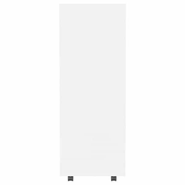 vidaXL Ντουλάπα Λευκή 80 x 40 x 110 εκ. από Επεξ. Ξύλο