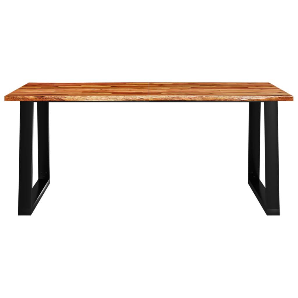 vidaXL Τραπεζαρία με Φυσικό Περίγραμμα 180x90x75 εκ Μασίφ Ξύλο Ακακίας
