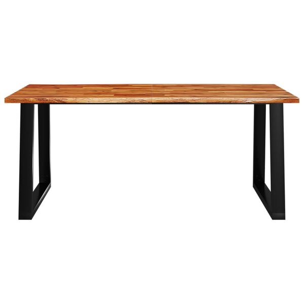 vidaXL Τραπεζαρία με Φυσικό Περίγραμμα 180x90x75 εκ Μασίφ Ξύλο Ακακίας