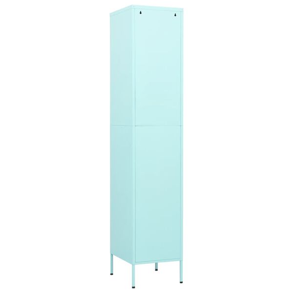 vidaXL Φοριαμός Χρώμα Μέντα 35 x 46 x 180 εκ. από Ατσάλι