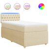 vidaXL &Kappa;&rho;&epsilon;&beta;ά&tau;&iota; Boxspring &mu;&epsilon; &Sigma;&tau;&rho;ώ&mu;&alpha; &Kappa;&rho;&epsilon;&mu; 90x200 &epsilon;&kappa;.&Upsilon;&phi;&alpha;&sigma;&mu;ά&tau;&iota;&nu;&omicron;
