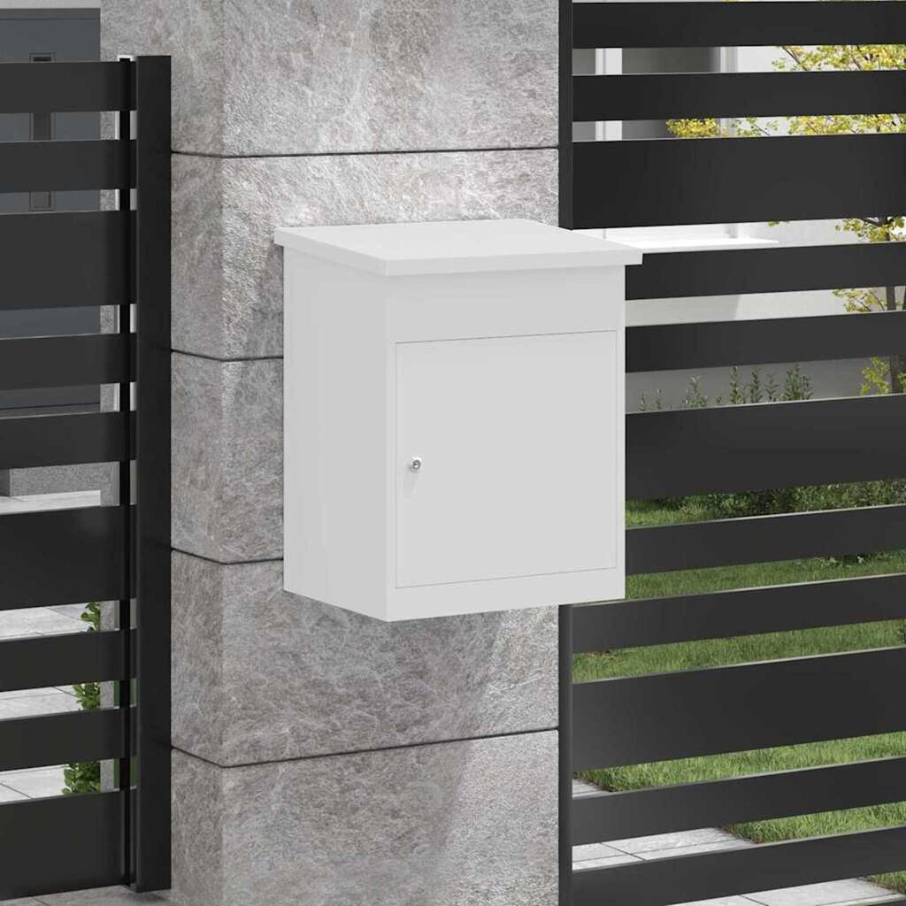 vidaXL Θυρίδα Πακέτων Λευκό 44 x 35 x 59 εκατοστά Ατσάλι