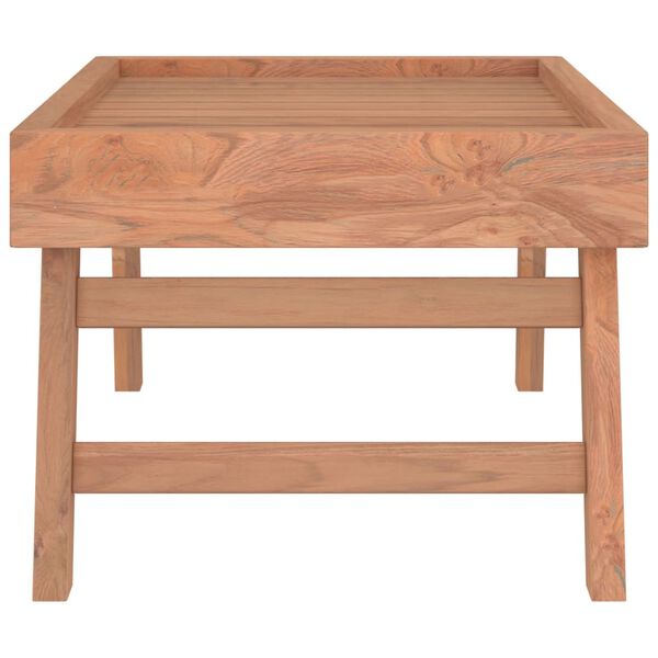 vidaXL Δίσκος Πτυσσόμενος 55x35x25 εκ. από Μασίφ Ξύλο Teak