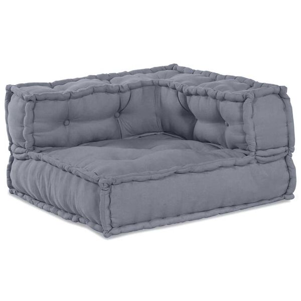 vidaXL Μαξιλάρι 2 pcs Γκρι 70 x 70 x 54 εκ Πολυεστέρας