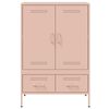 vidaXL Ντουλάπι Ροζ 68 x 39 x 101,5 εκ. από Χάλυβα
